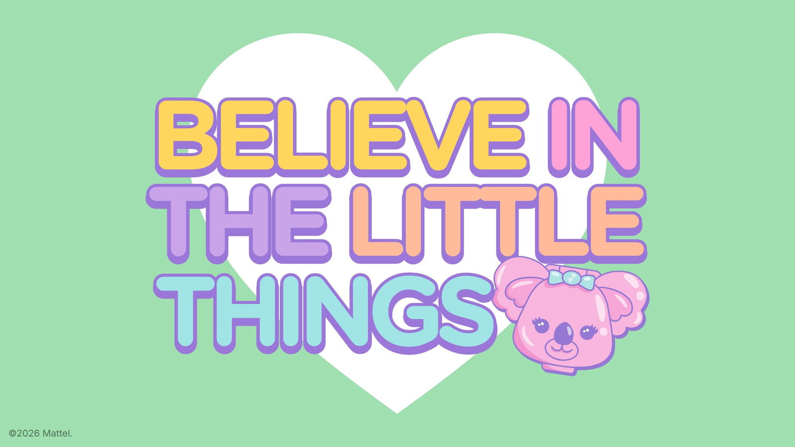 Wallpaper Desktop Mattel Polly Pocket Ilustratif Nostalgia Masa Kecil Hijau Pastel Pink Putih