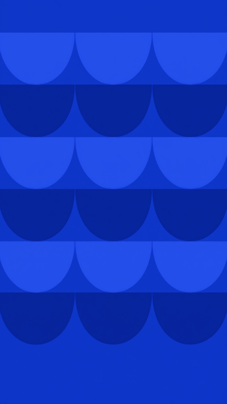 Fond d'écran pour GSM motif en demi-cercles en style géométrique bleu