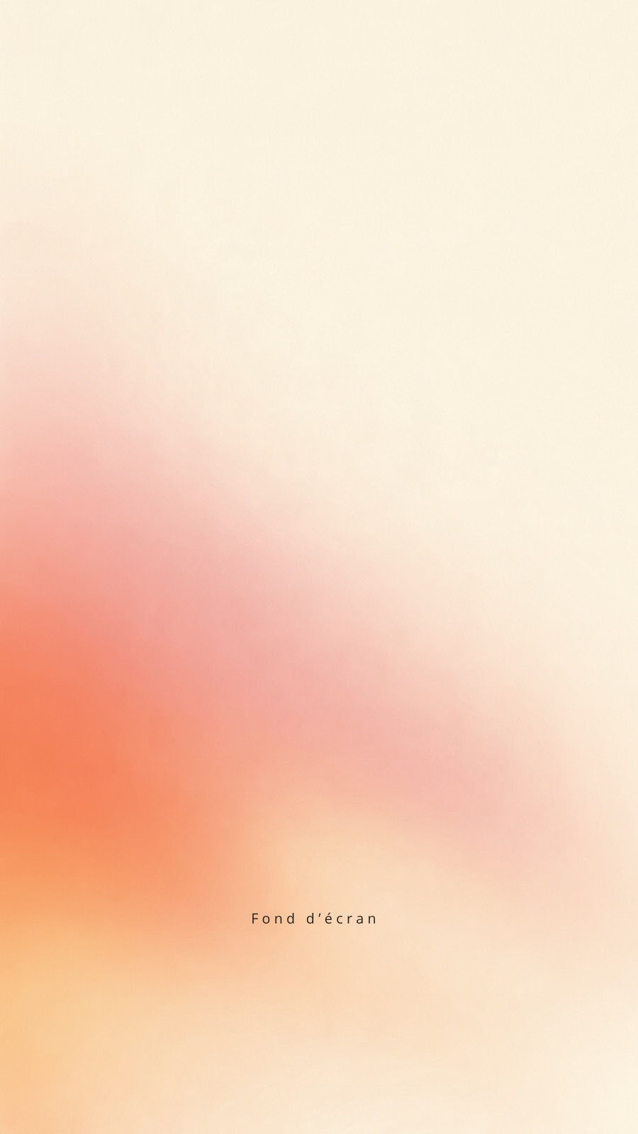 Fond d'écran pour GSM abstrait dégradé en style dégradé néo digital beige rose orange