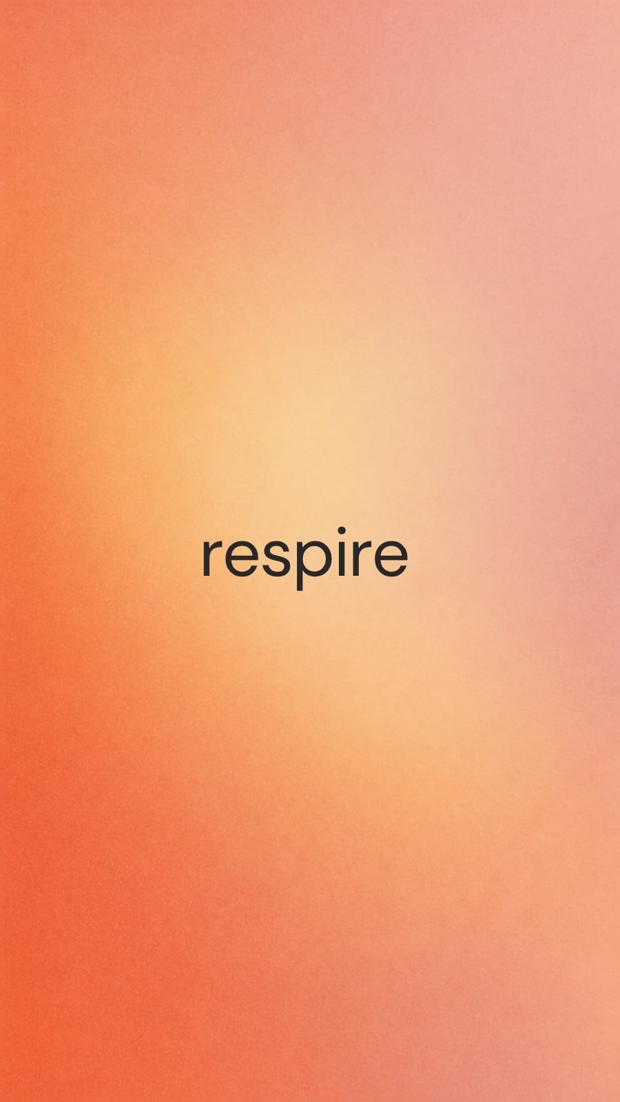 Fond d'écran pour téléphone pour respiration en orange et rose style néo-numérique