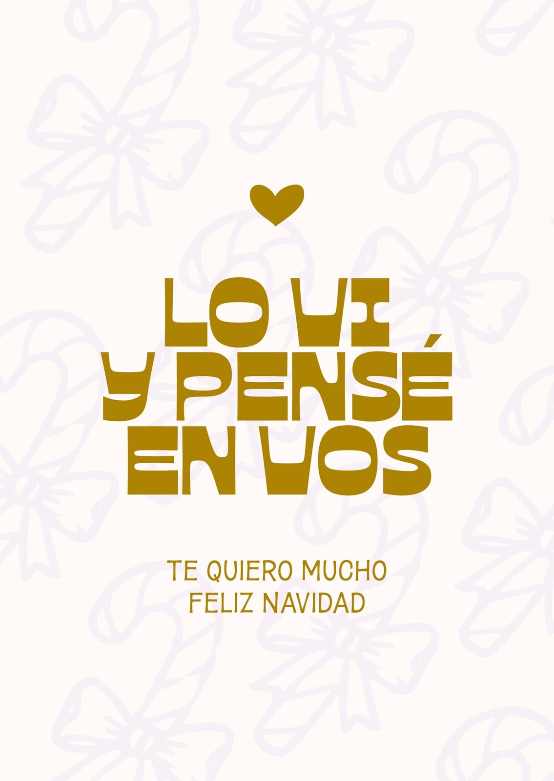 Tarjeta Feliz Navidad Frase Aesthetic Regalo Minimalista Lila y Dorado